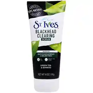 สครับหน้า St. Ives Blackhead Clearing Green Tea Scrub